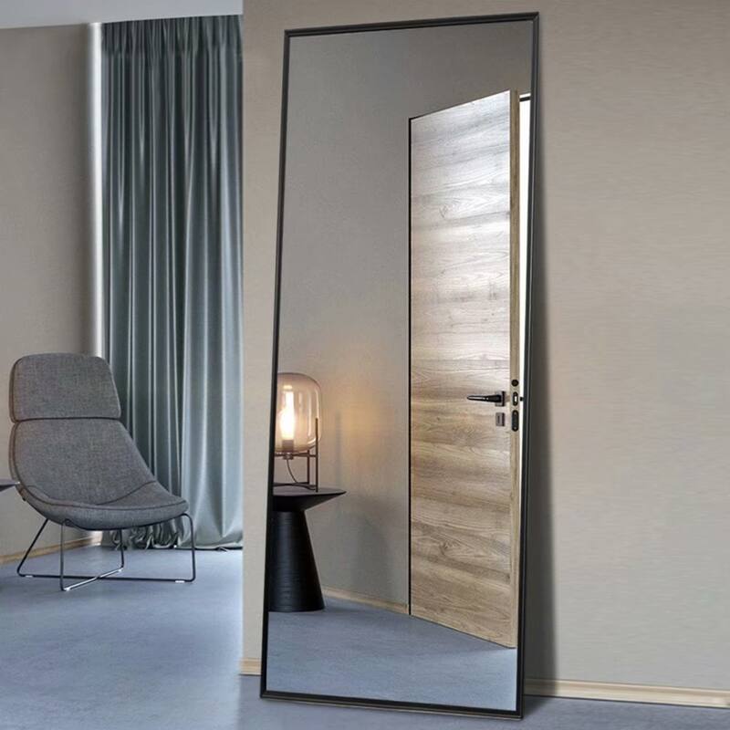 Dovelina Modern Full Length Floor Mirror - Freestanding Vanity Mirror for Bathroom or Living Space