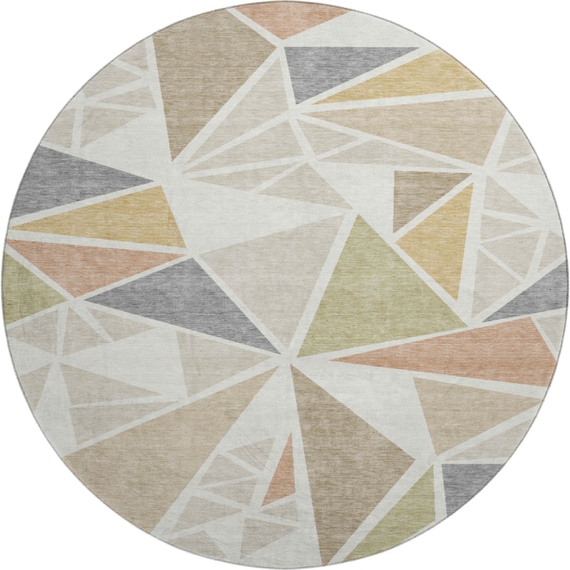 Premium Washable Super Soft Contemporary Mosaic Mayfield Rug