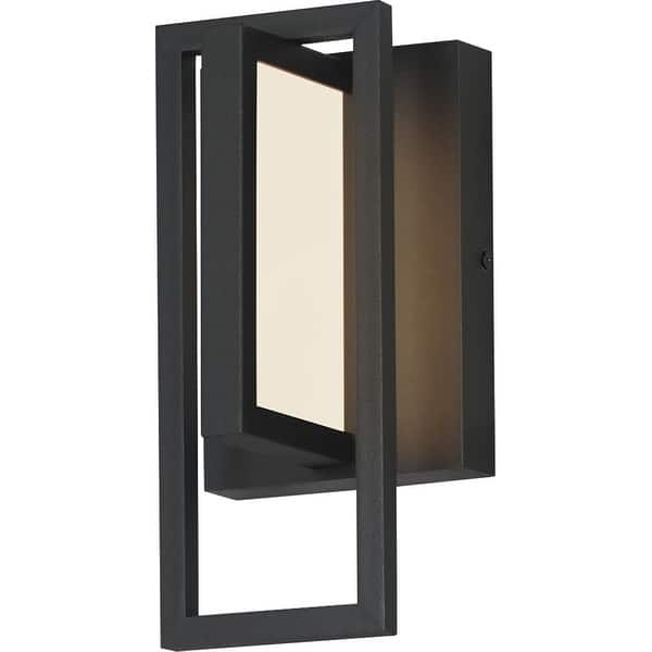 slide 2 of 4, Maxim 40651 Formation VX 10" Tall LED Outdoor Wall Sconce Black