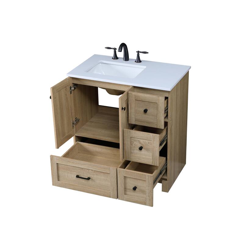 Fresco 32 - 42 Inch Single Bathroom Vanity
