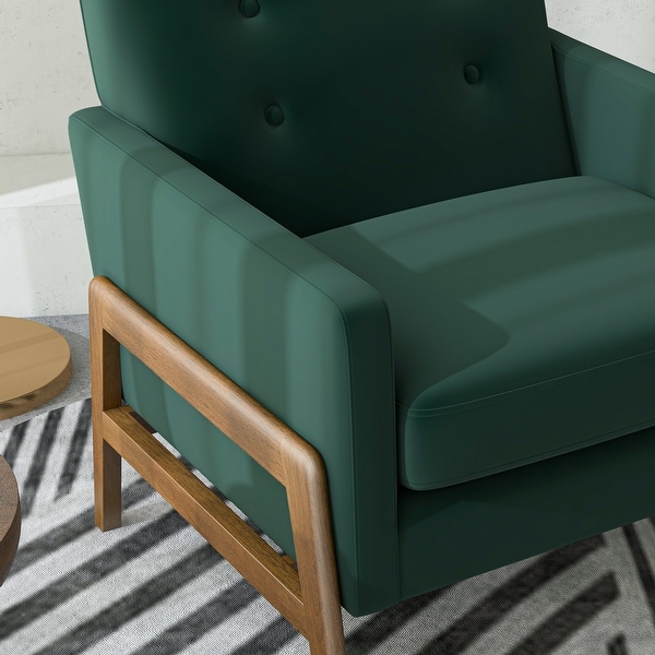 Modern green hotsell velvet chair