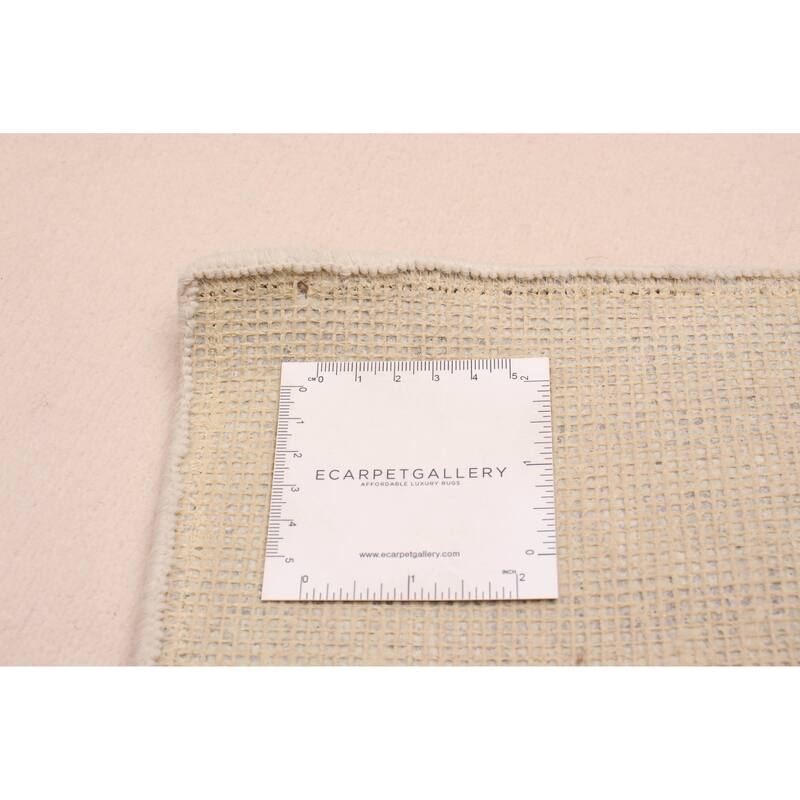 ECARPETGALLERY Machine Woven Lotus Mod Ivory Polypropylene Rug - 6'0 x 9'0