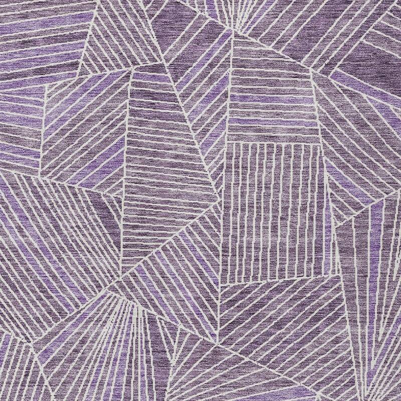 HomeRoots Geometric Transitional Rectangle Outdoor Rug