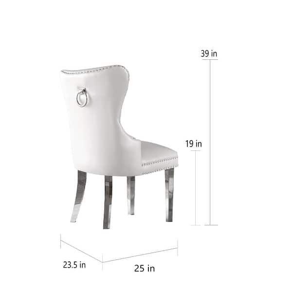 Best Quality Furniture Buttontufted Dining Chairs (Set of 2) Bed