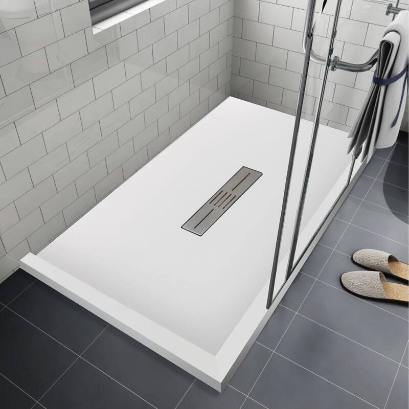 Transolid FZSDT4836C 47-3/16" x 36-1/2" Rectangular Shower Base with