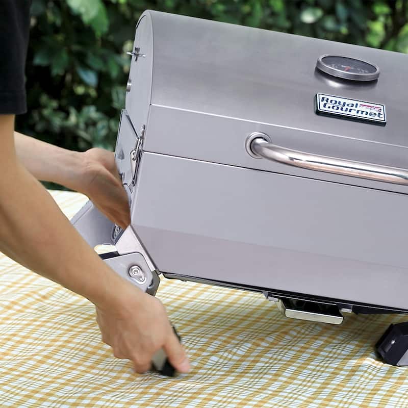 Royal Gourmet Stainless Steel Portable Grill with Folding Legs