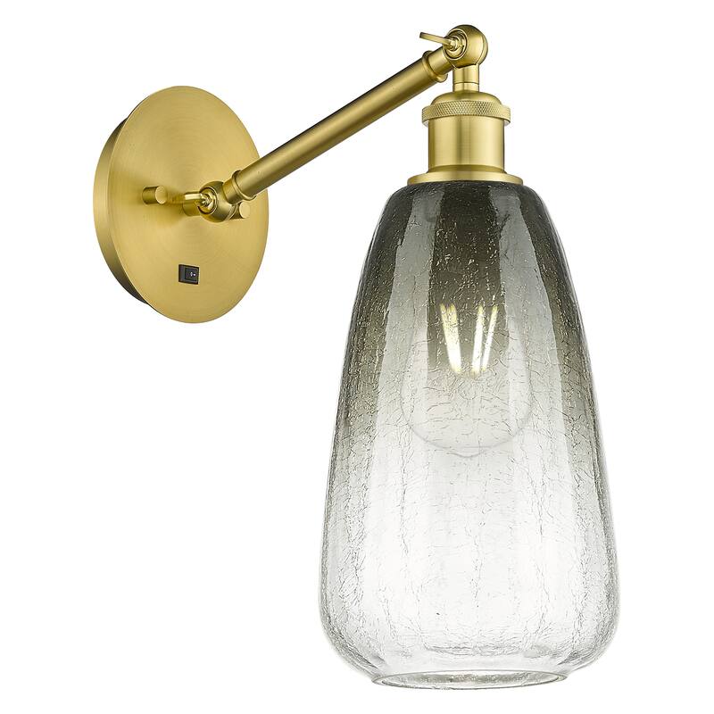Innovations Lighting Endless Possibilities Ballston - Brookhaven Almond - 1 Light 6" Adjustable Sconce