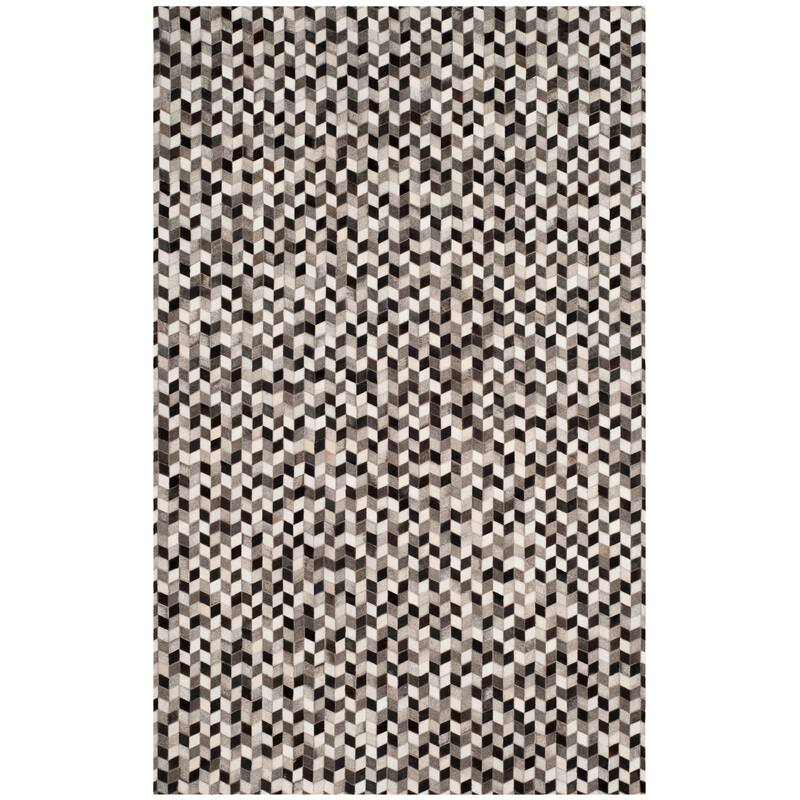 SAFAVIEH Handmade Studio Leather Destiny Modern Leather Rug