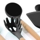preview thumbnail 5 of 3, MegaChef 9 Piece Gray Silicone and Wood Kitchen Utensil Set