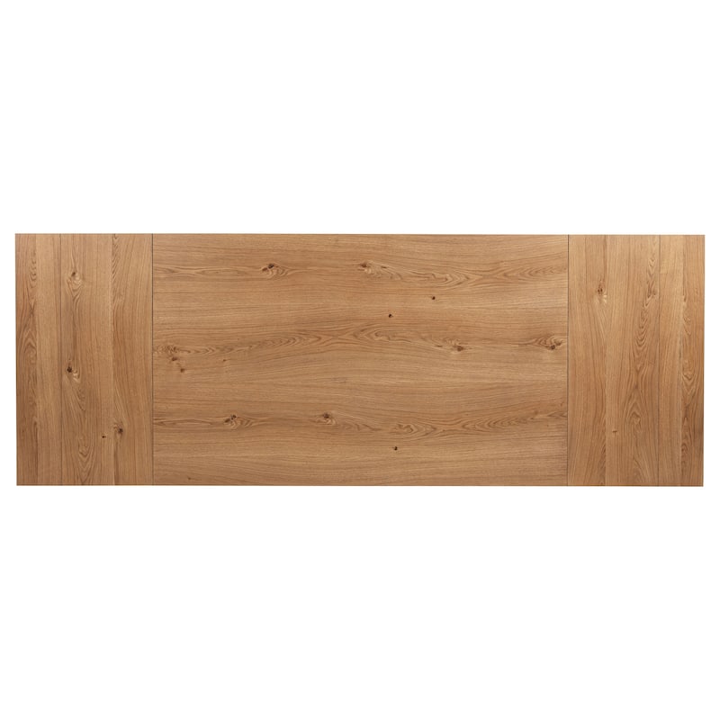 Middleton Extension Leaf Dining Set Natural Brown