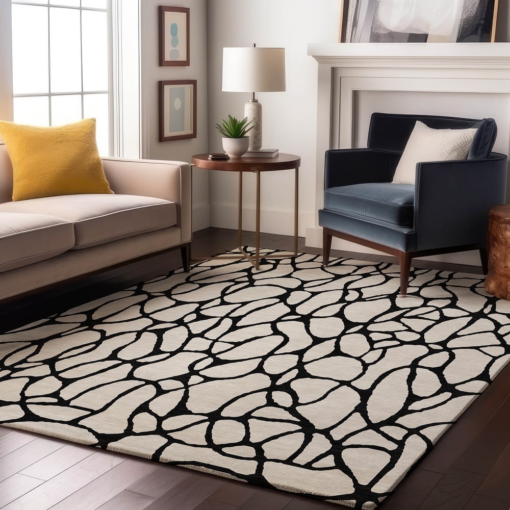 Premium Washable Super Soft Contemporary Macy Mayfield Rug
