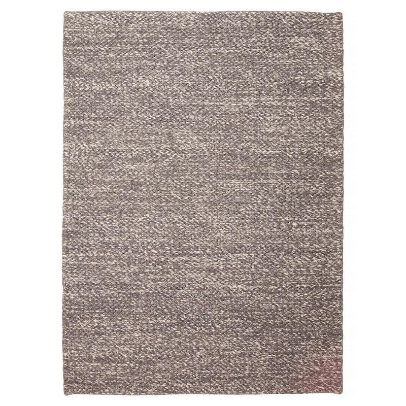 ECARPETGALLERY Braid weave Sienna Dark Grey Wool Rug - 5'3 x 7'3 - Dark Grey - 5'3 x 7'3