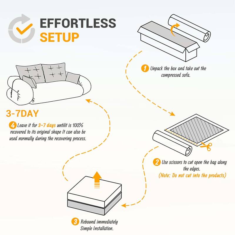 Versatile Design Convertible Sofa Bed
