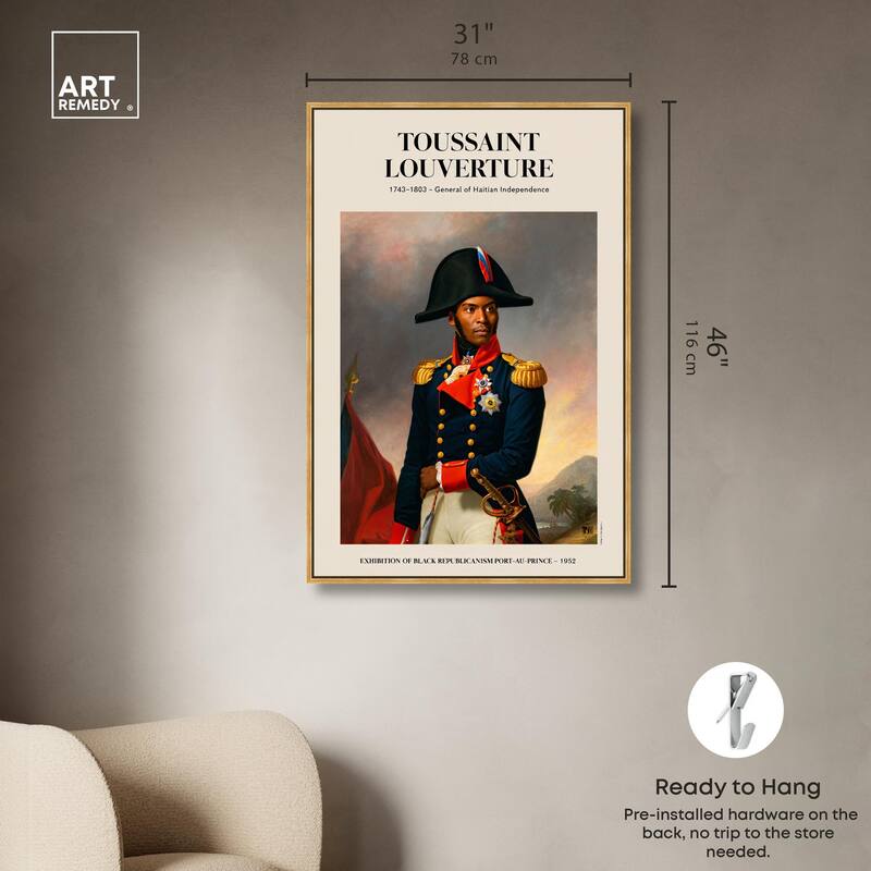 Toussant Louverture Canvas by Art Remedy