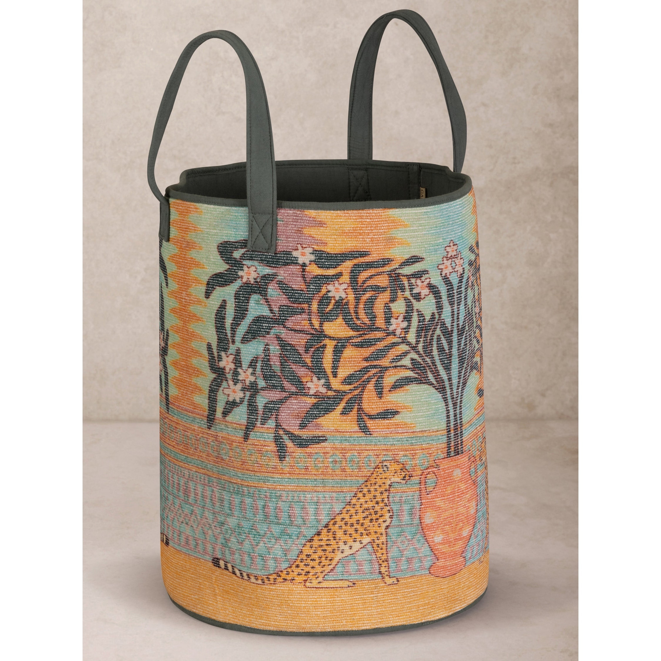 Zaria Tropical Printed Storage Basket