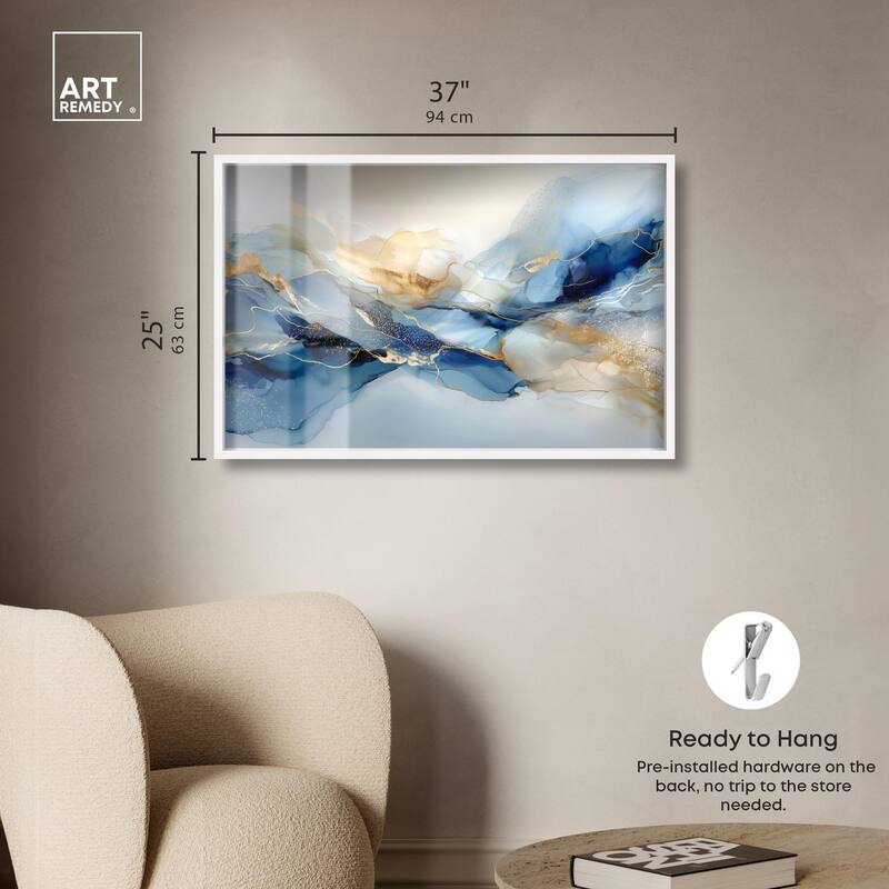 Postmodern Flow I Shadowbox by Art Remedy