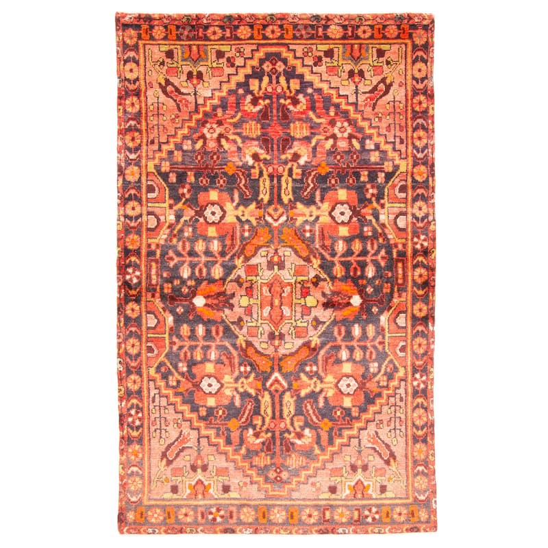 ECARPETGALLERY Hand-knotted Andelz Black Wool Rug - 4'2 x 6'11