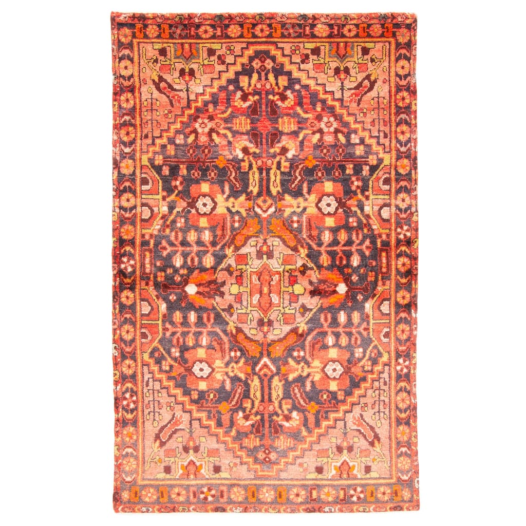 ECARPETGALLERY Hand-knotted Andelz Black Wool Rug - 4'2 x 6'11