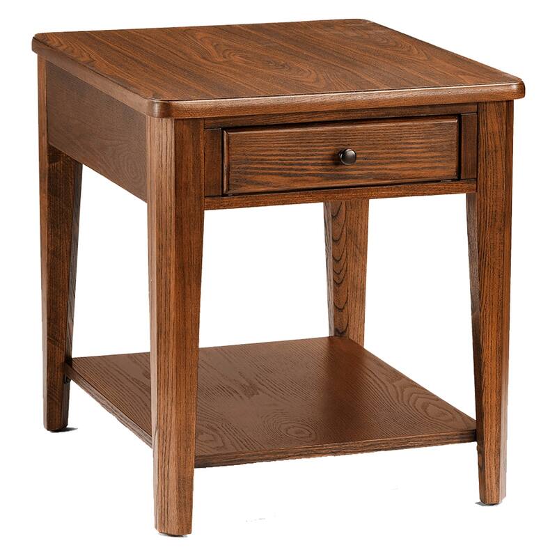 Chromcraft Peter Revington End Table in Walnut Finish