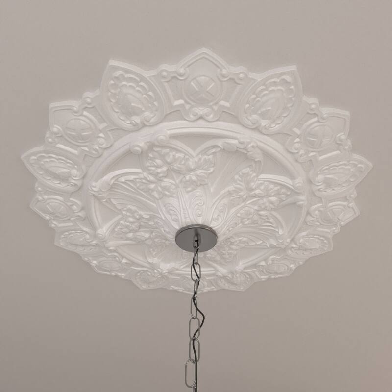 36 3/8"OD x 2 1/4"ID x 1 7/8"P Julianna Ceiling Medallion - 36 3/8"OD x 2 1/4"ID x 1 7/8"P