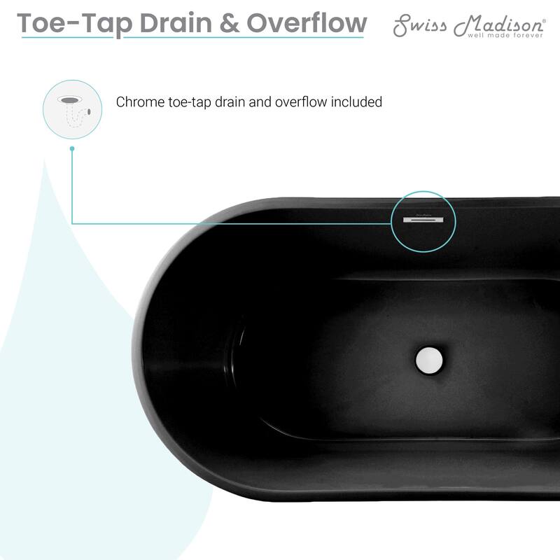 Claire 60" Freestanding Bathtub