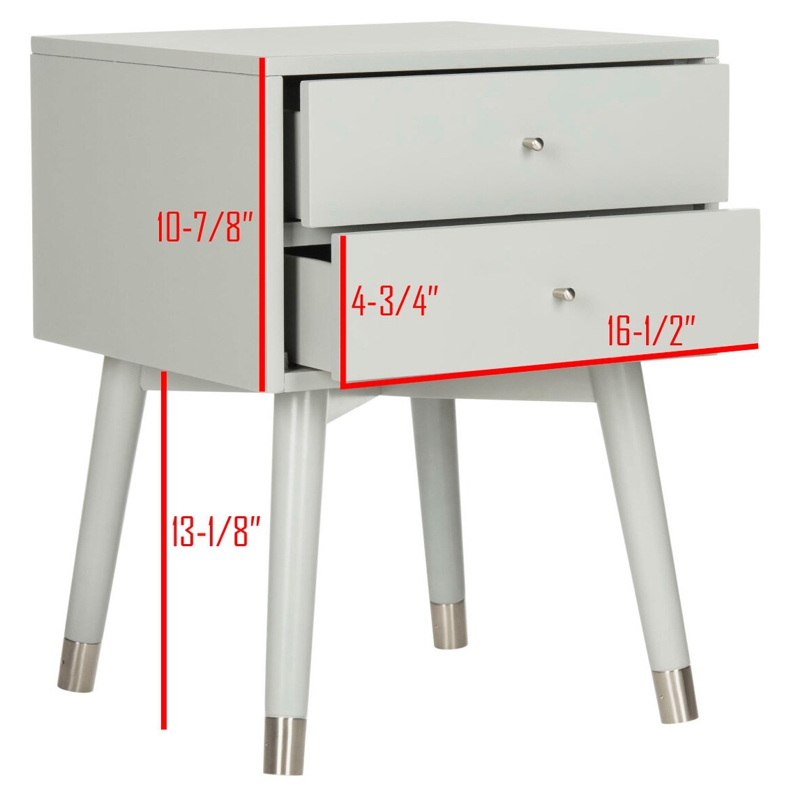 Lyla 2 store drawer nightstand