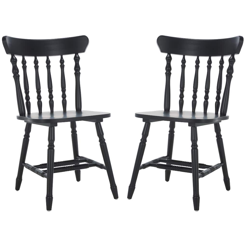 SAFAVIEH HOME Coralyn Caprail Dining Chair (Set of 2) - 17"W x 20"D x 34"H