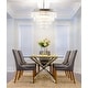 preview thumbnail 40 of 48, Gaines Crystal LED Chandelier, Polished Nickel/Clear by JONATHAN Y