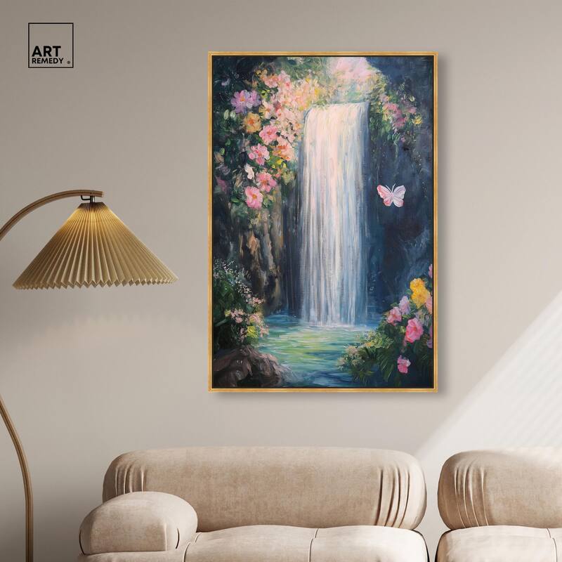 Hidden Falls I Canvas by Art Remedy