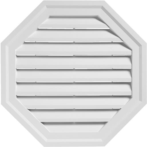 Alcoa Home Exteriors 22&quot; White Oct Gable Vent OCTGV PW