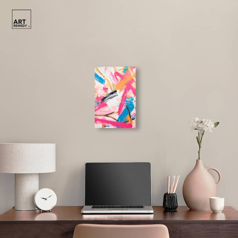 Exuberant Hues IV Canvas by Art Remedy, Gallery Wrapped