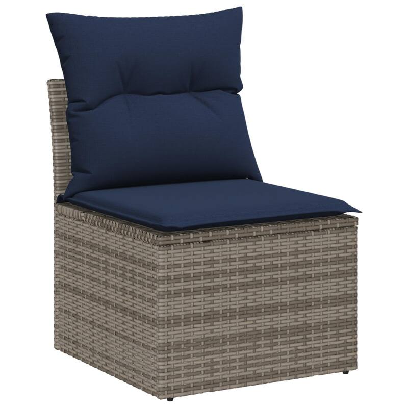 6/7 Piece Modular Outdoor Sofa Set with Cushions - 113×48×27.2