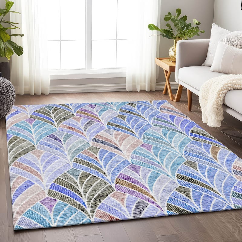 Premium Washable Super Soft Chic Mosaic Mayfield Rug