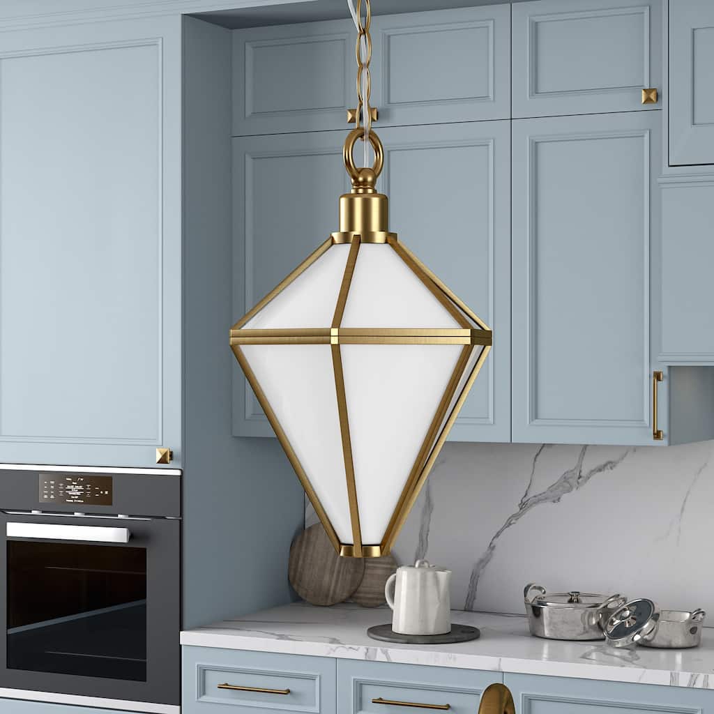 Adara 10" Wide Pendant with Glass Shade