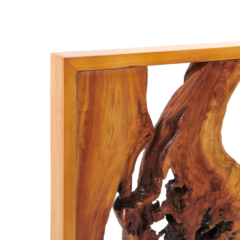 Cedar Roots Wall Decor Irregular Shape Wall Art for Home