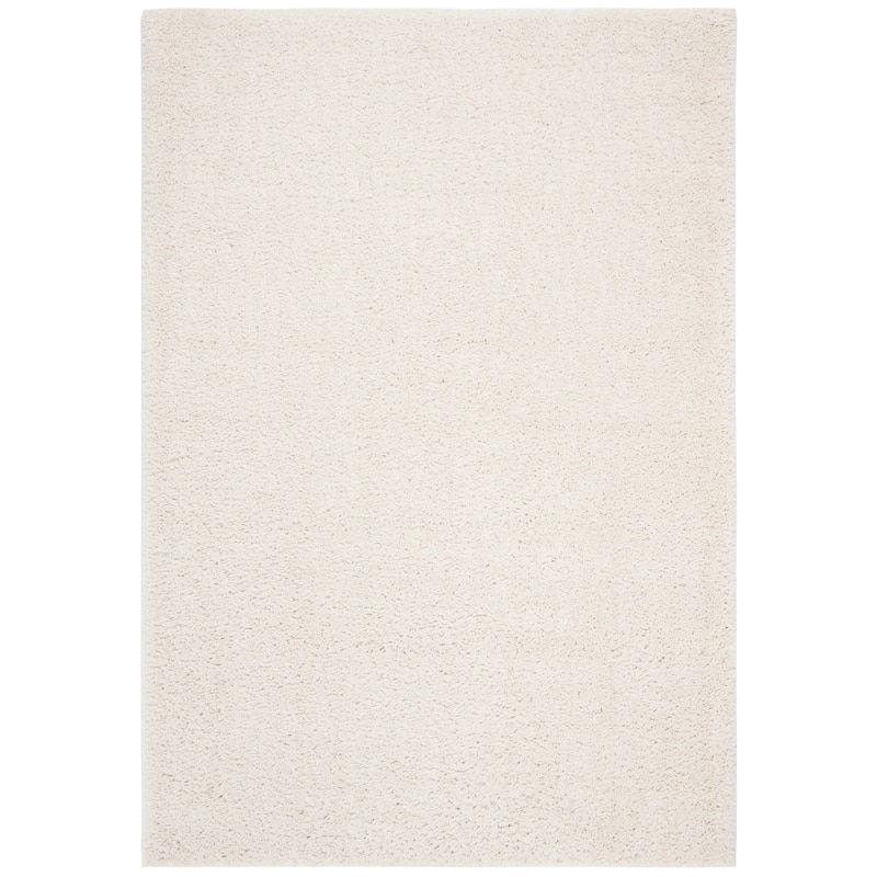 SAFAVIEH August Shag Solid 1.2-inch Thick Area Rug - 12' x 15' - Ivory