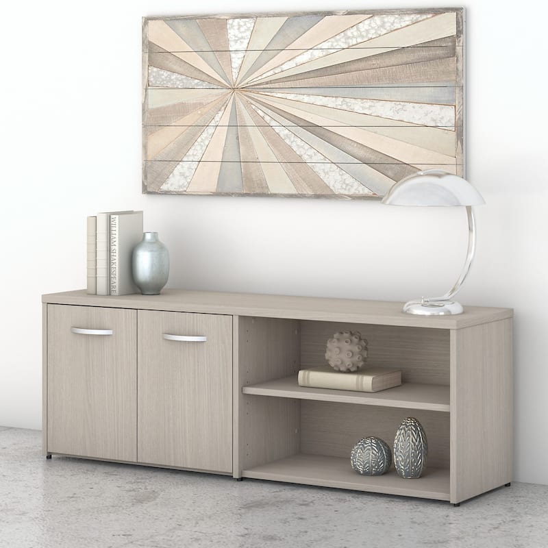 Studio C Low Storage Cabinet with Doors by Bush Business Furniture