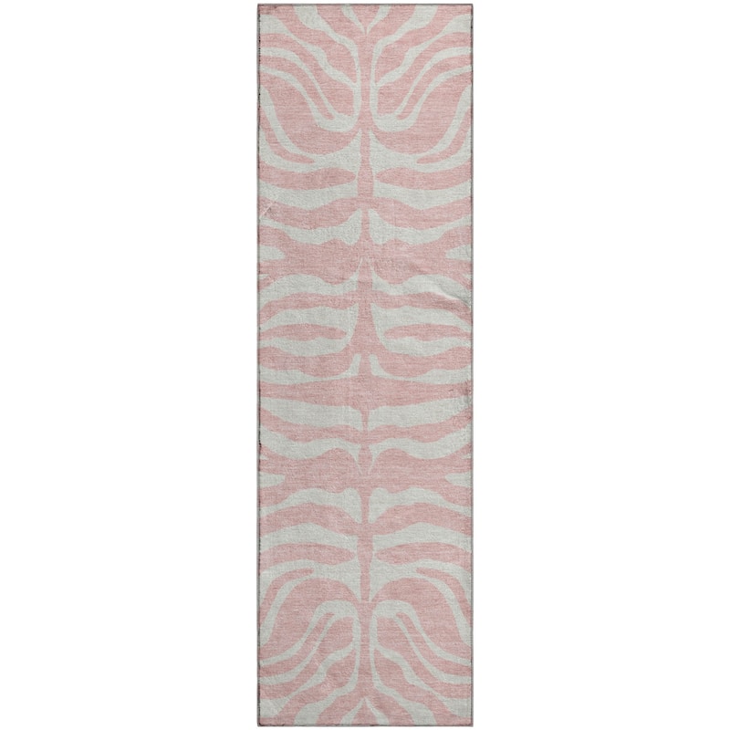 Premium Washable Super Soft Zebra Print Mayfield Rug