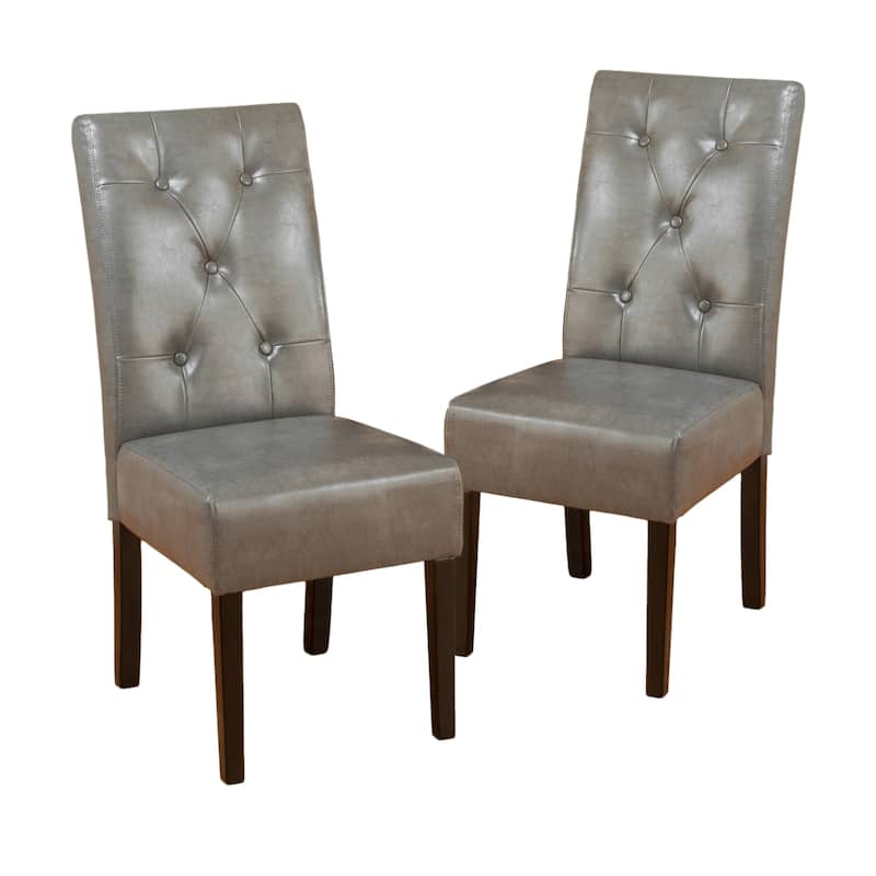 Roomfitters Tufted Dining Chair Set of 2, Comfortable Padded Seating
