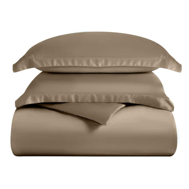Superior 300 Thread Count Rayon From Bamboo Solid Duvet Cover Set
