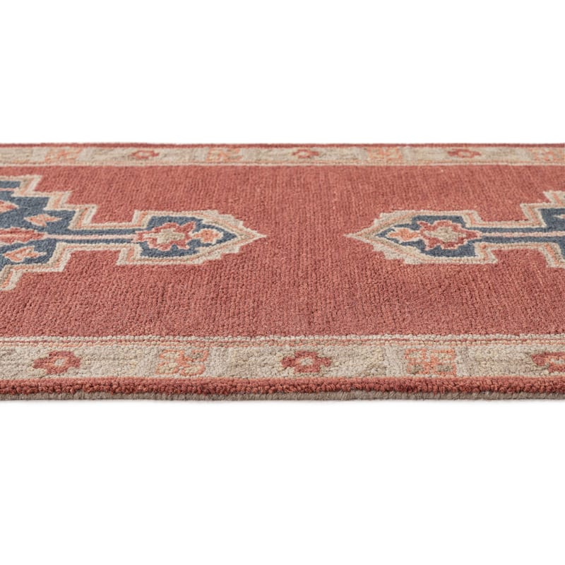 Terra by Obeetee Noble Sarah Red Rug