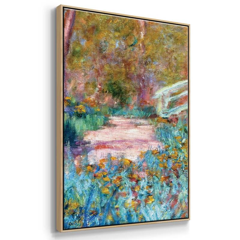 The Japanese Bridge (The Bridge in Monet's Garden), 1900 - Multi Piece Framed Canvas