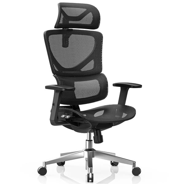 slide 2 of 23, CabeVibe Ergonomic Home Office Desk Chair Breathable Mesh Chair Task Computer Chair - OdinLake