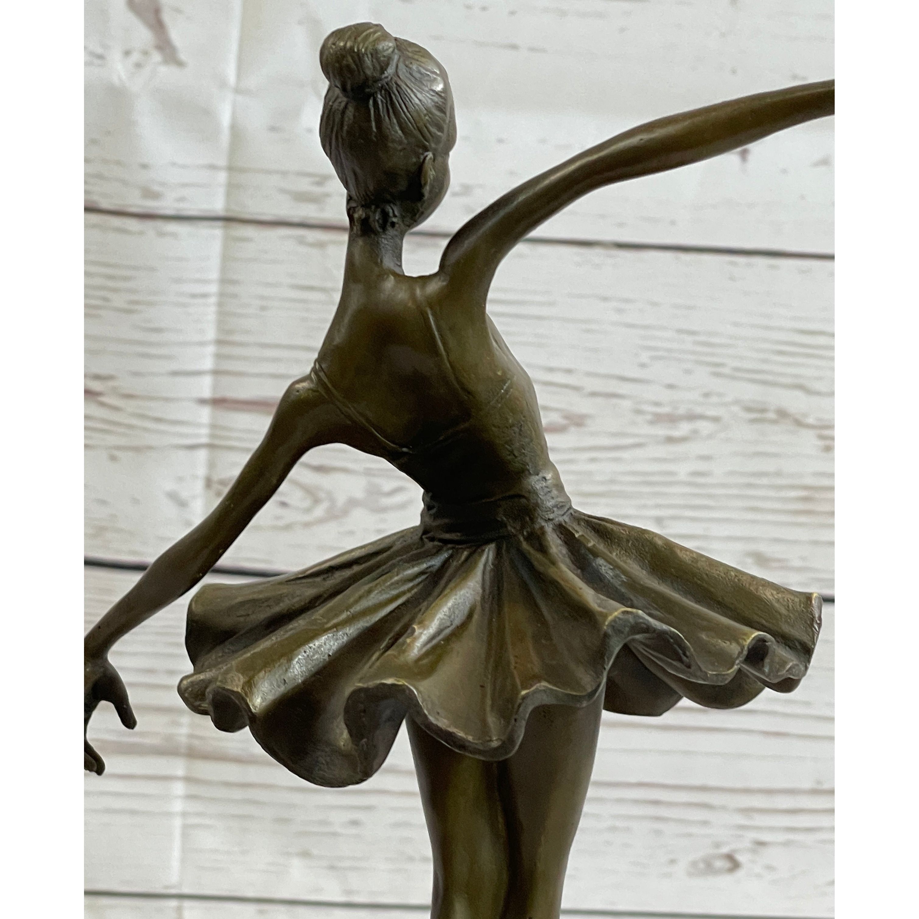 Art Deco Hot Cast Bronze Graceful Ballerina Ballet Statue Sculpture Gift  Decor - Overstock - 42596107, image size:3019x3019