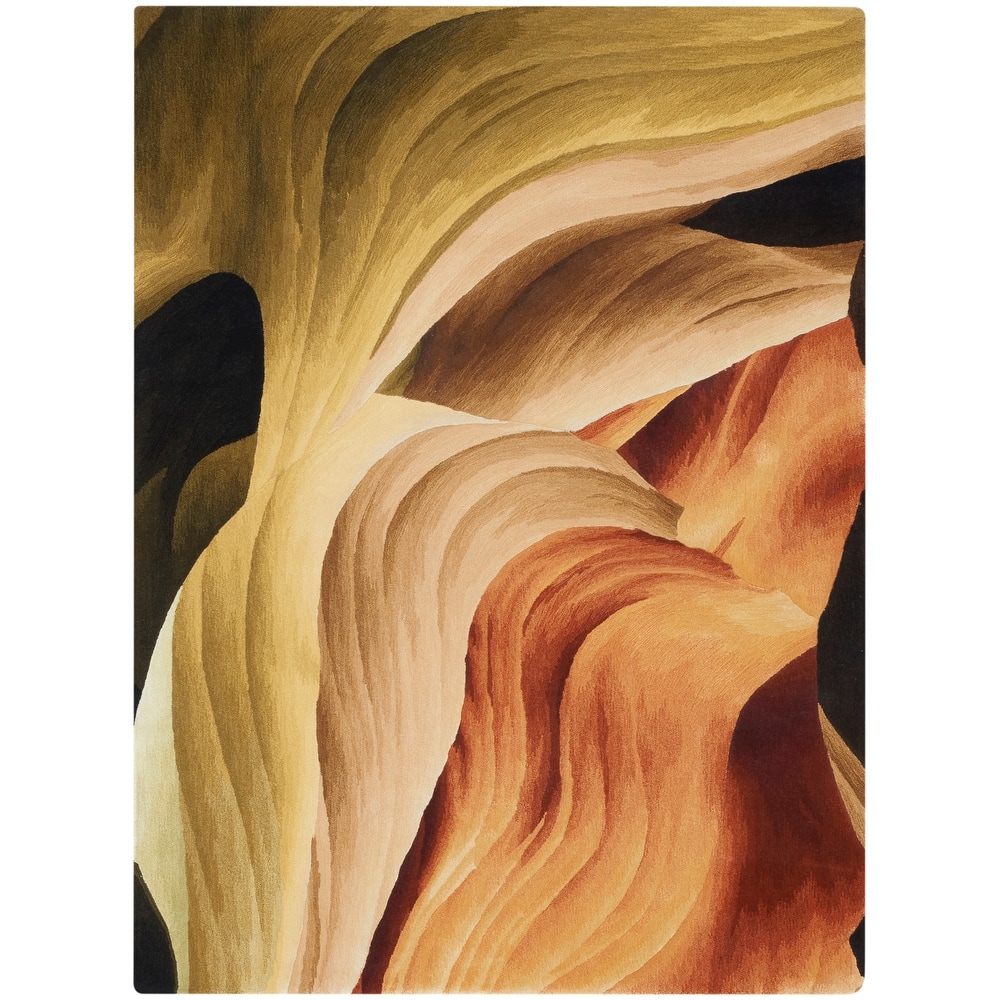 Nourison Prismatic Indoor only Multicolored Abstract Area Rug