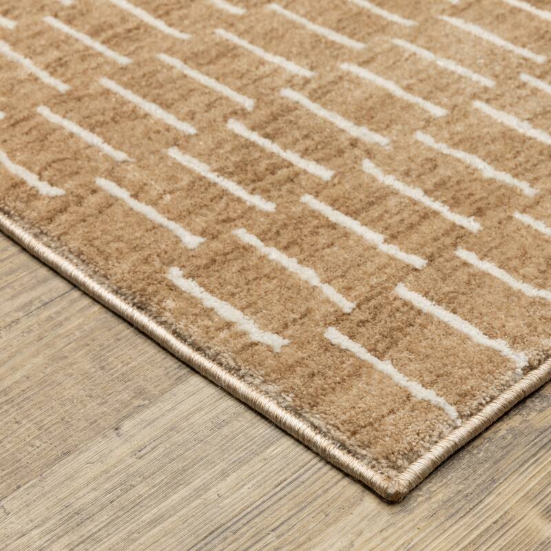 Style Haven Owen Modern Geometric Lines Area Rug