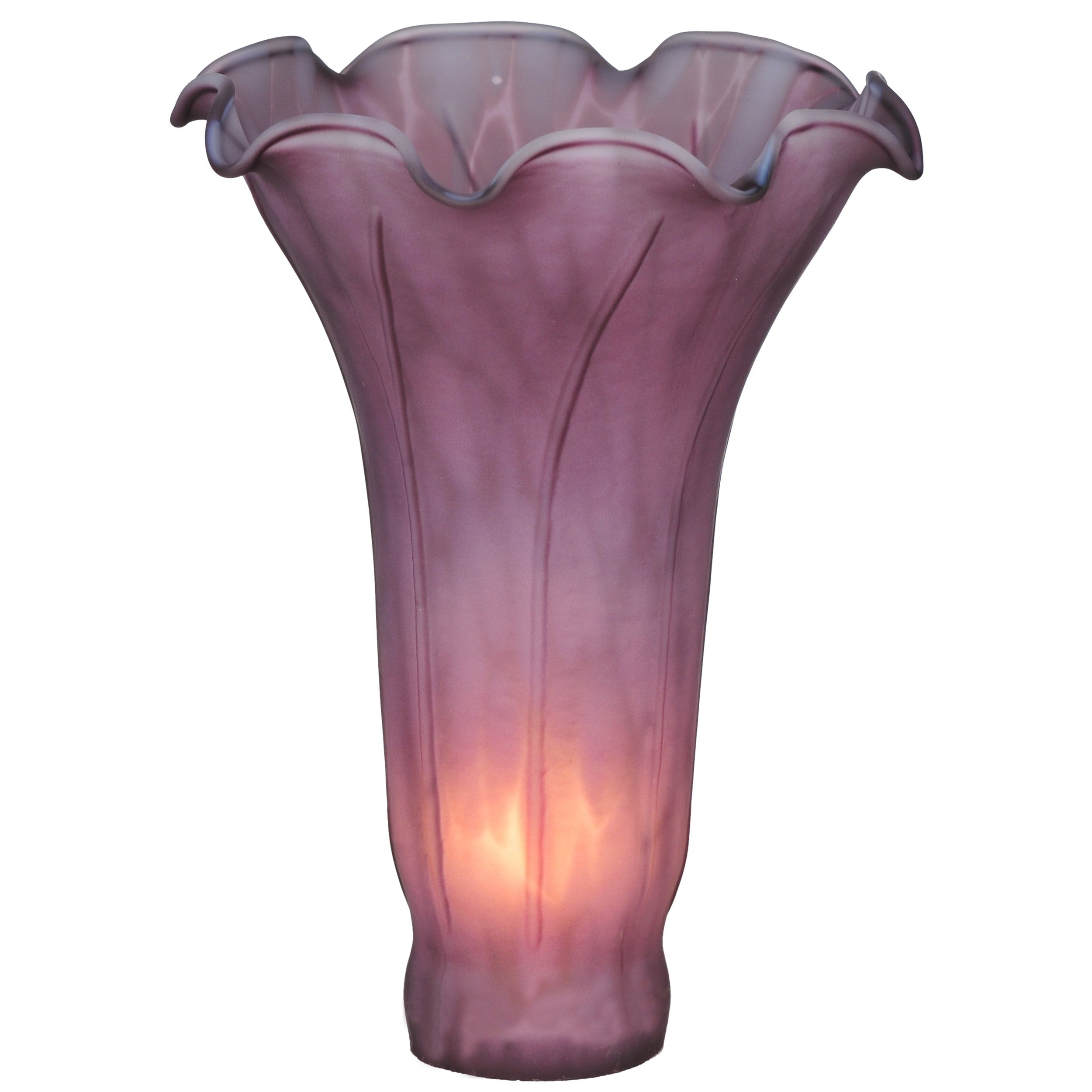 4 In. Wide x 6 In. High Lavender Lily Shade