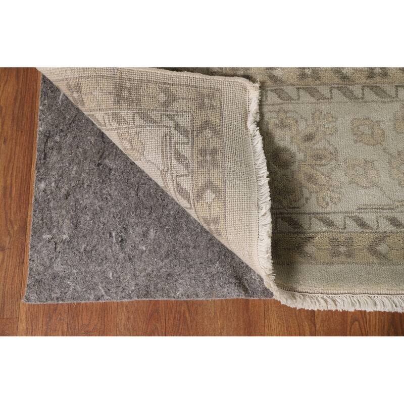 Oushak Area Rug Hand-Knotted Oriental Wool Carpet - 8'11"x 12'0"