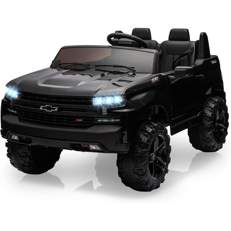 24V 2-Seater Truck Licensed Chevrolet Silverado Ride On Car Kids Toy