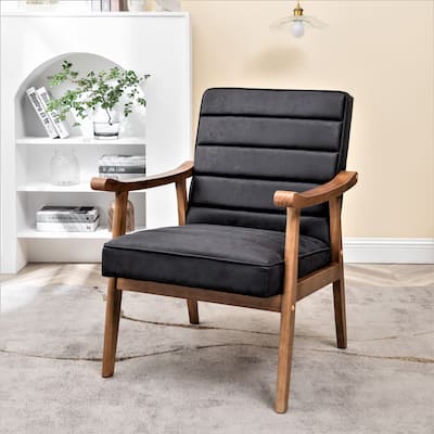 US Pride Furniture Mid Century Modern Open-Framed Armchair